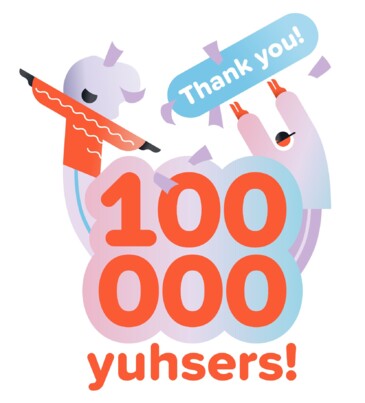 100'000 Yuhser*innen feiern mit Yuh!