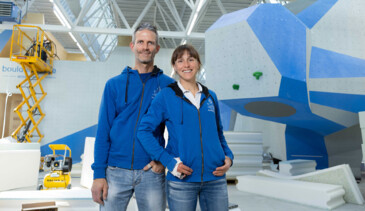 Die grösste Boulderhalle der Schweiz eröffnet im JED